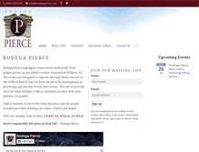 Tablet Screenshot of bodegapierce.com